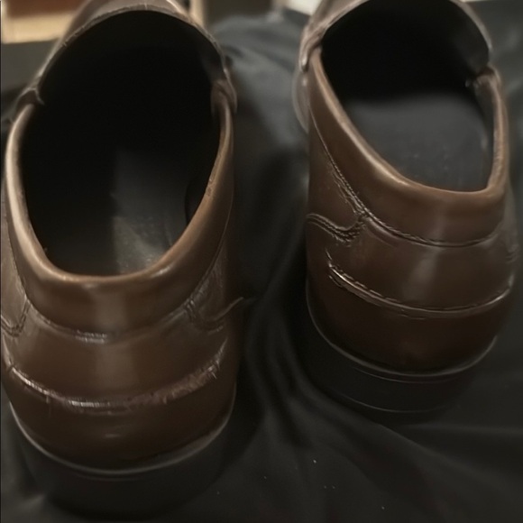 Zara Men's Brown Leather Loafers - Picture 4 of 7